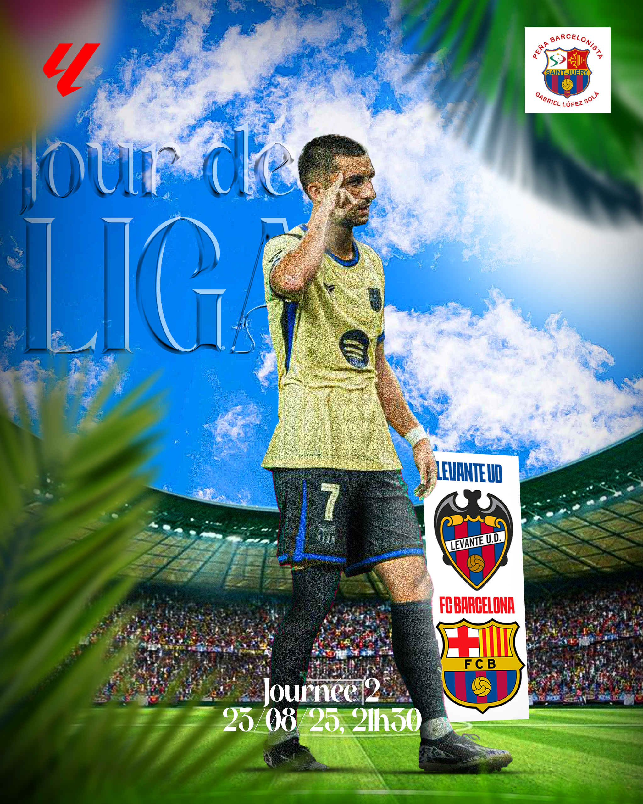 Levante vs Barça - 23 Août 2025