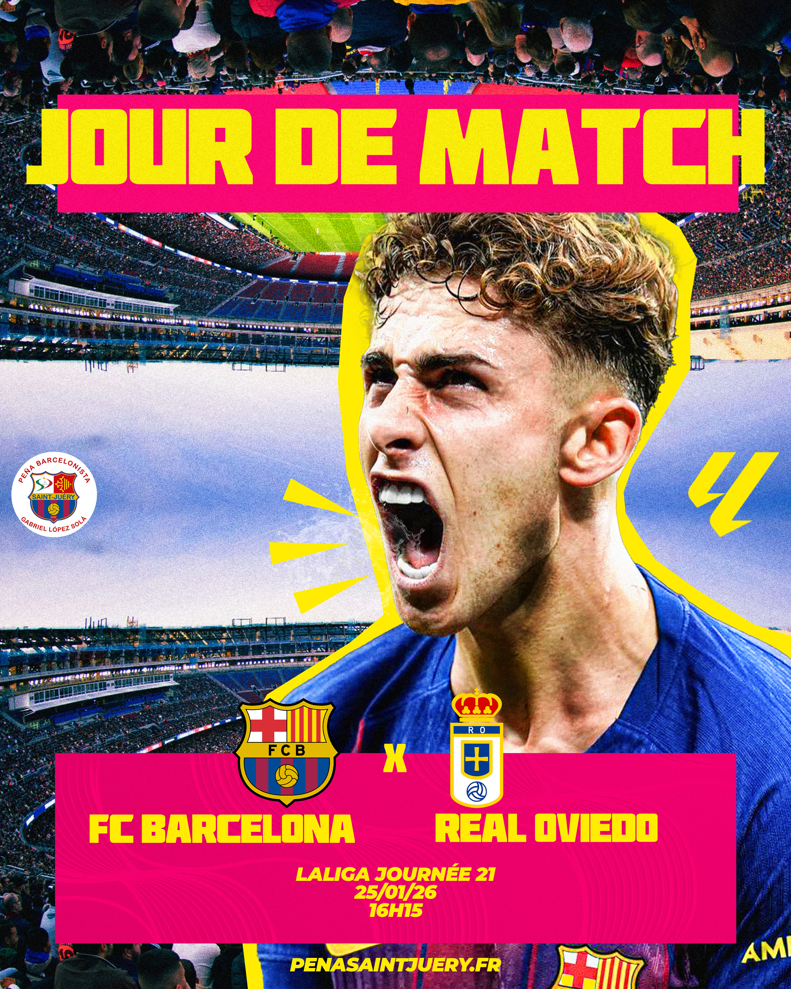 Barça vs Real Oviedo - 25 Janvier 2026