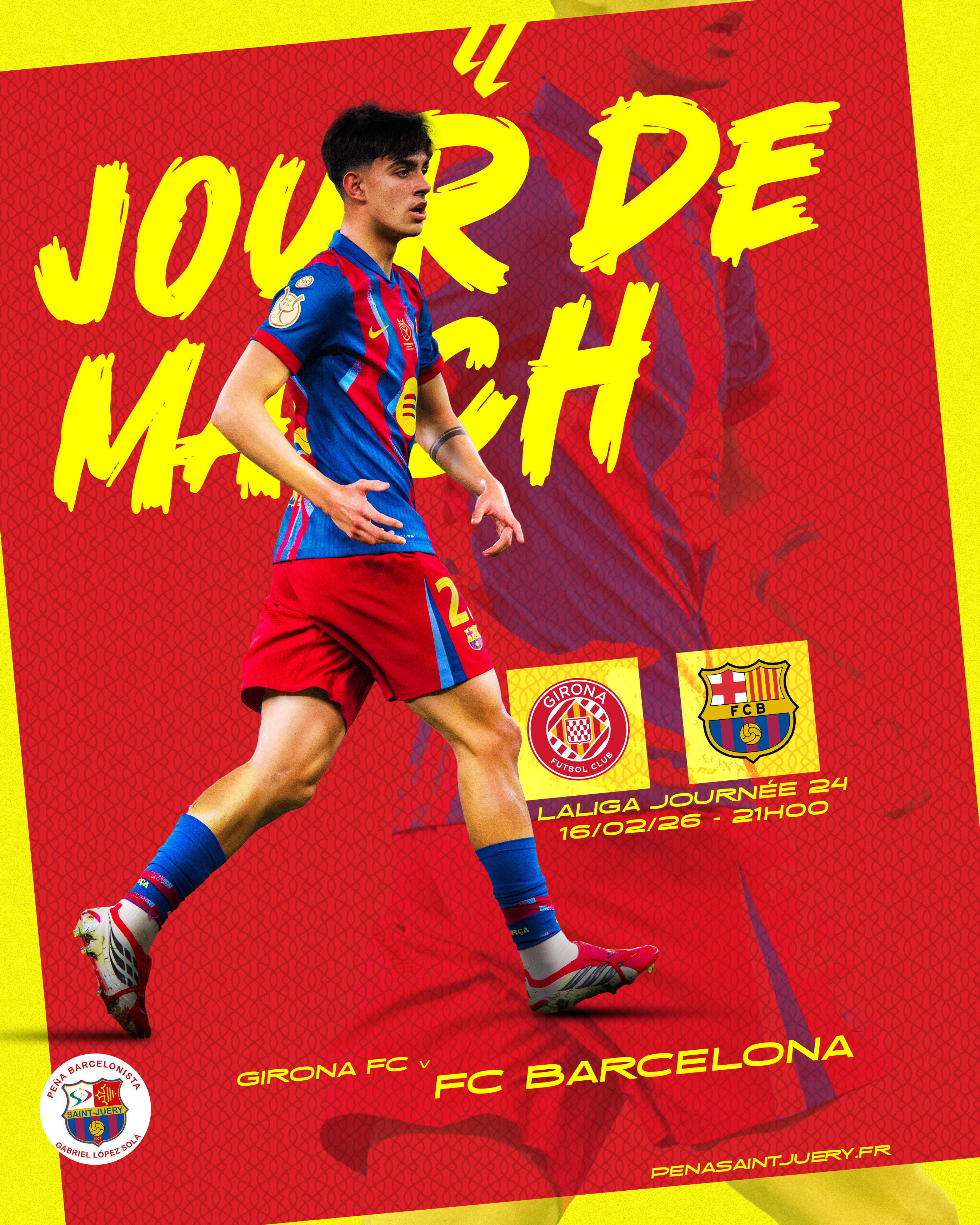 Girona vs Barça - LaLiga - 16 Février 2026