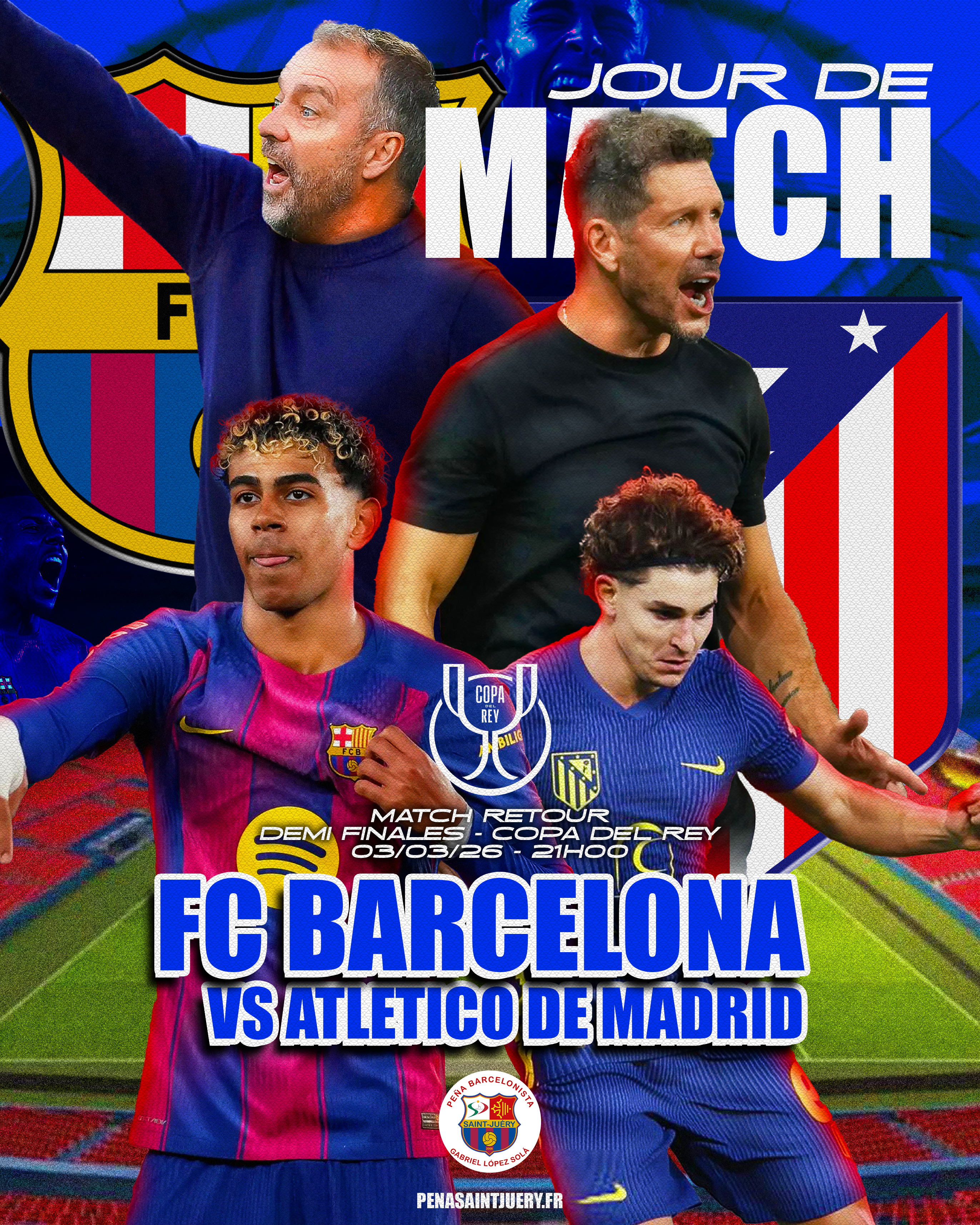 Barça vs ATM - Demi finale COPA retour - 03 Mars 2026