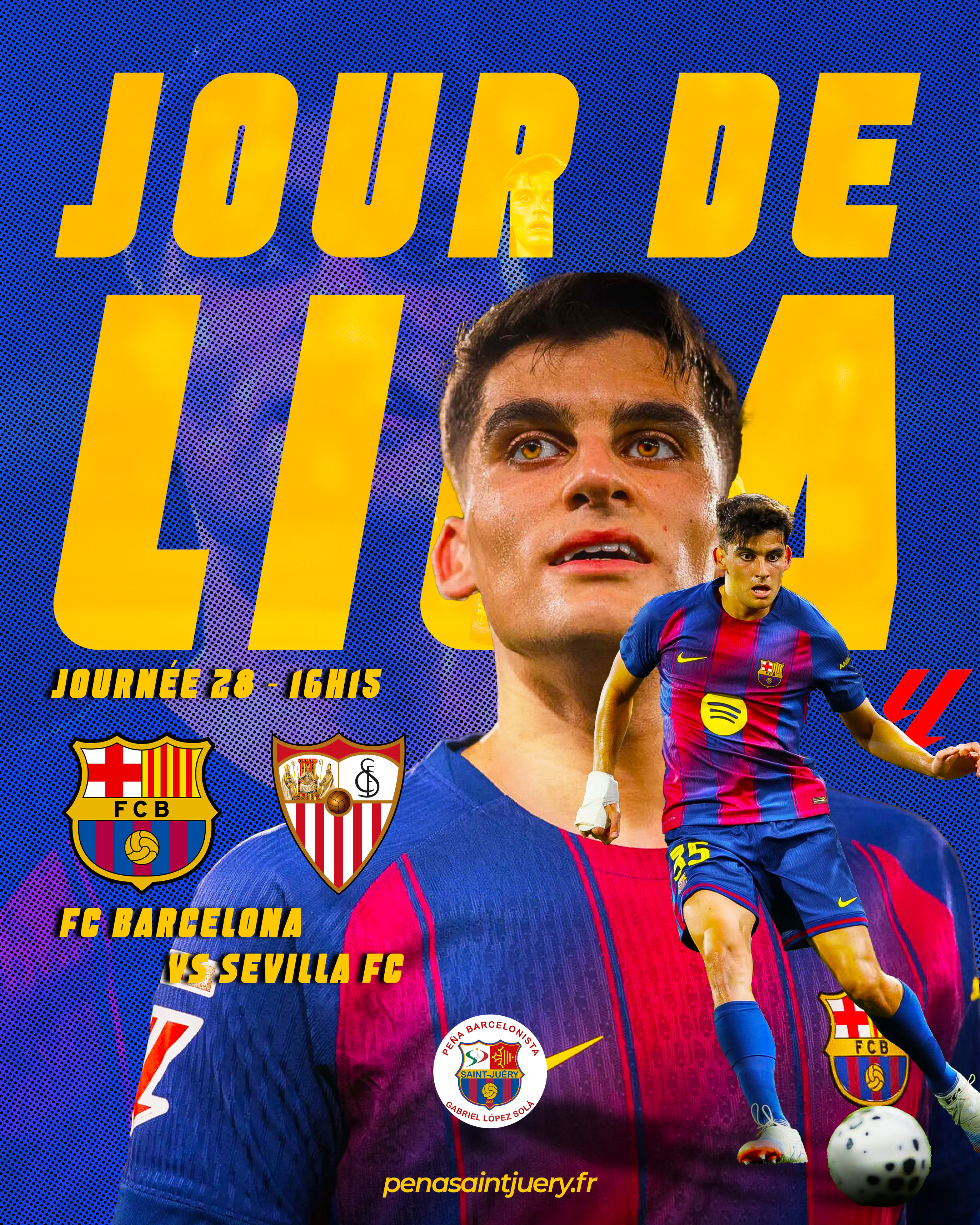 Barça vs Séville - LaLiga - 15 Mars 2026